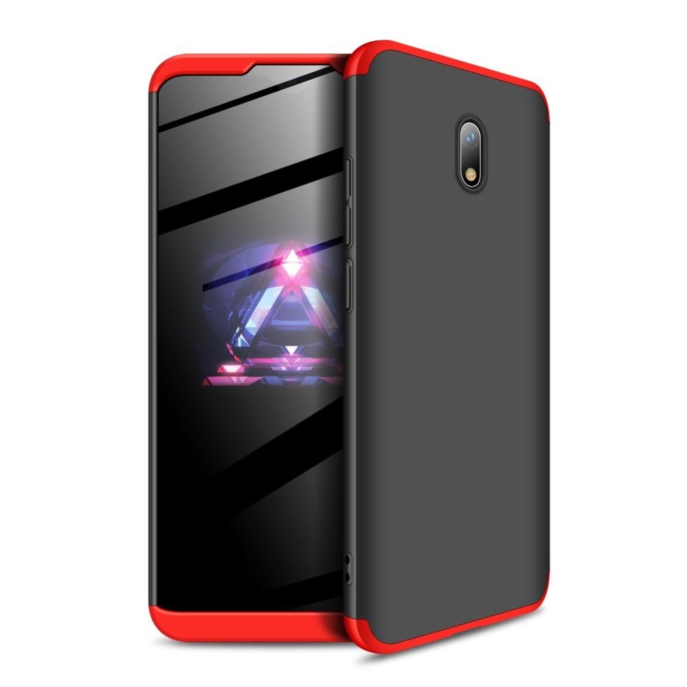 marque generique - Coque en TPU 3 pièces détachables mates rigide noir/rouge pour votre Xiaomi Redmi 8A - Coque, étui smartphone