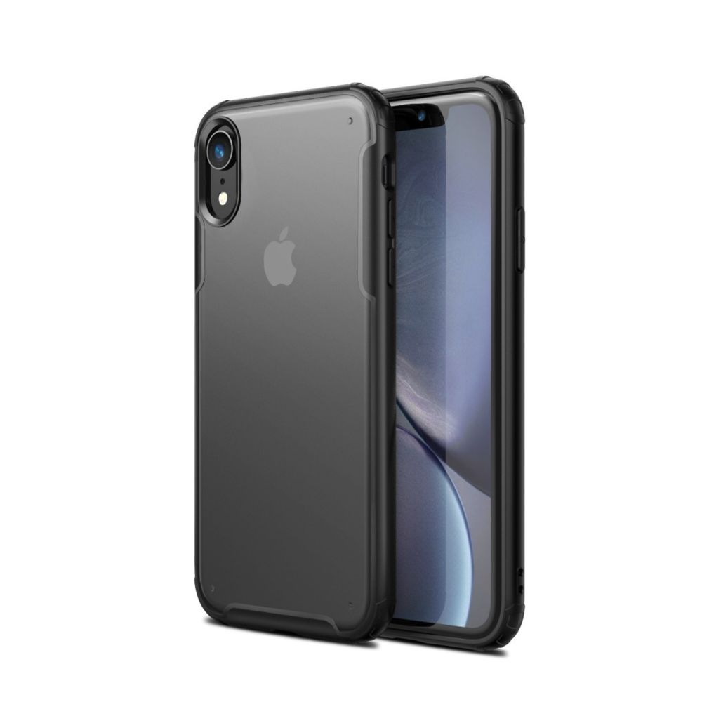 Wewoo - Coque Rigide de protection en TPU + acrylique anti-rayures pour iPhone XR noir - Coque, étui smartphone