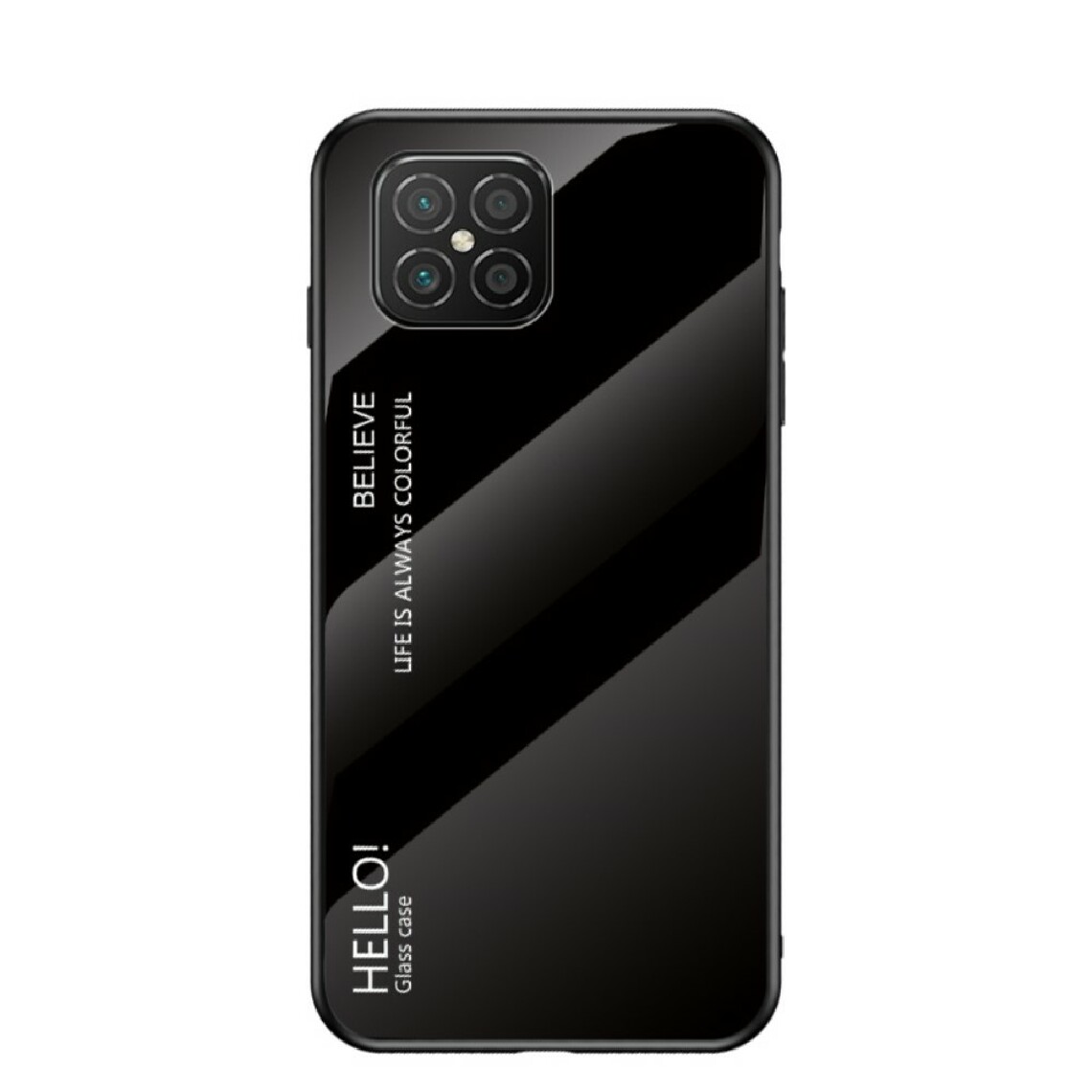 Other - Coque en TPU dégradé de couleur plein noir pour votre Huawei Nova 8 SE - Coque, étui smartphone