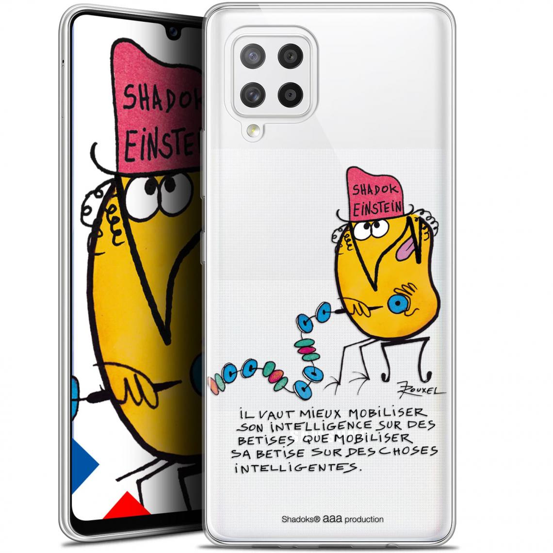 Caseink - Coque Pour Samsung Galaxy A42 5G (6.6 ) [Gel HD Collection Les Shadoks ? Design Einstein - Souple - Ultra Fin - Imprimé en France] - Coque, étui smartphone