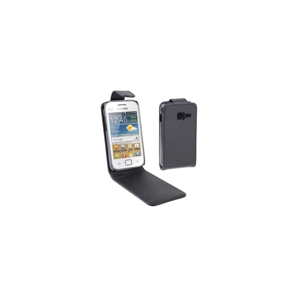 Wewoo - Housse Étui noir pour Samsung Galaxy Ace Duos S6802, en cuir à rabat vertical - Coque, étui smartphone