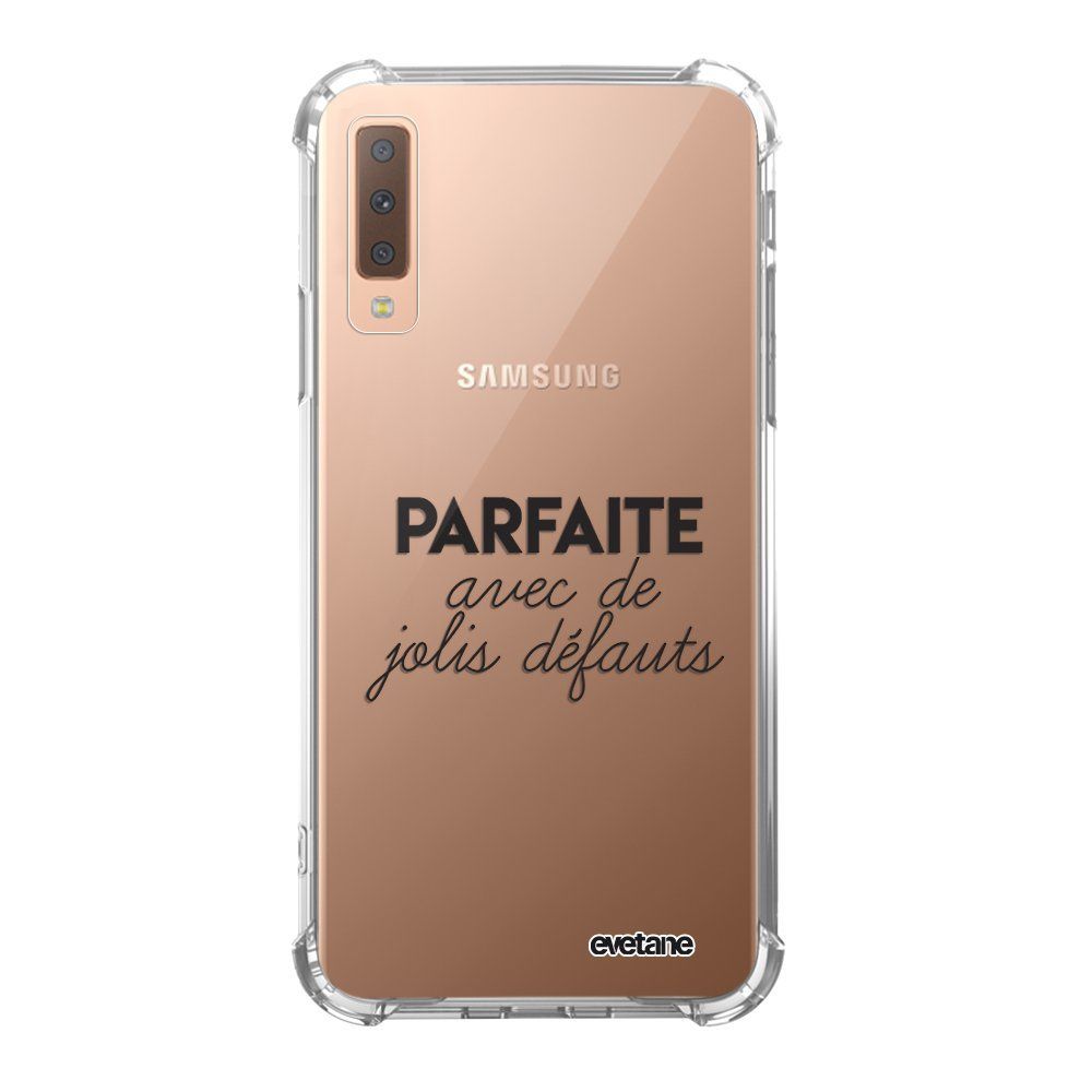 Evetane - Coque Samsung Galaxy A7 2018 anti-choc souple avec angles renforcés transparente Parfaite Avec De Jolis Défauts Evetane - Coque, étui smartphone