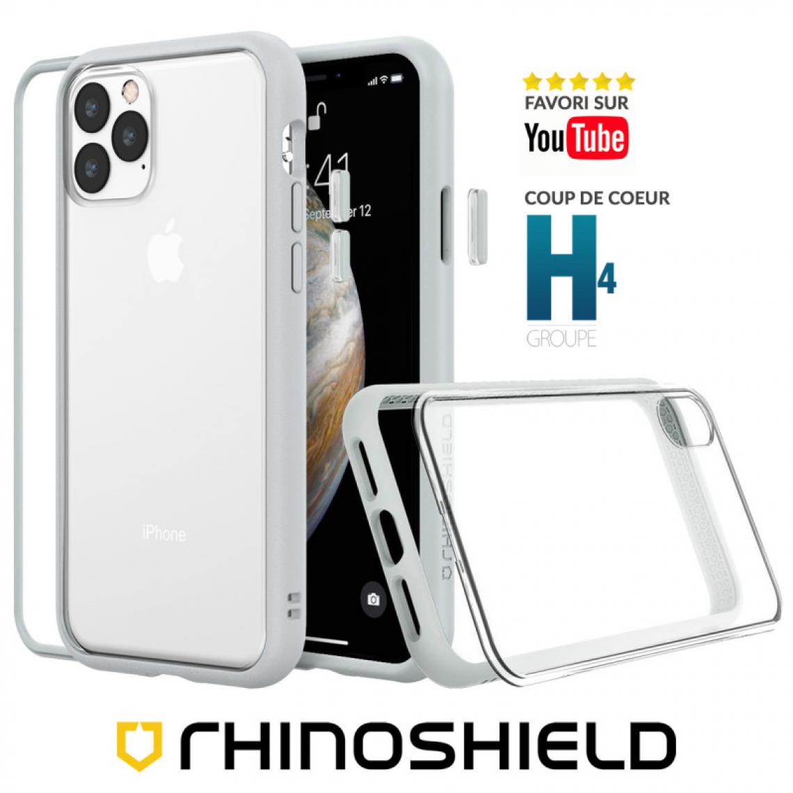 Rhinoshield - COQUE MODULAIRE MOD NX™ GRIS PLATINE POUR APPLE IPHONE 13 MINI (5.4) - RHINOSHIELD™ - Coque, étui smartphone