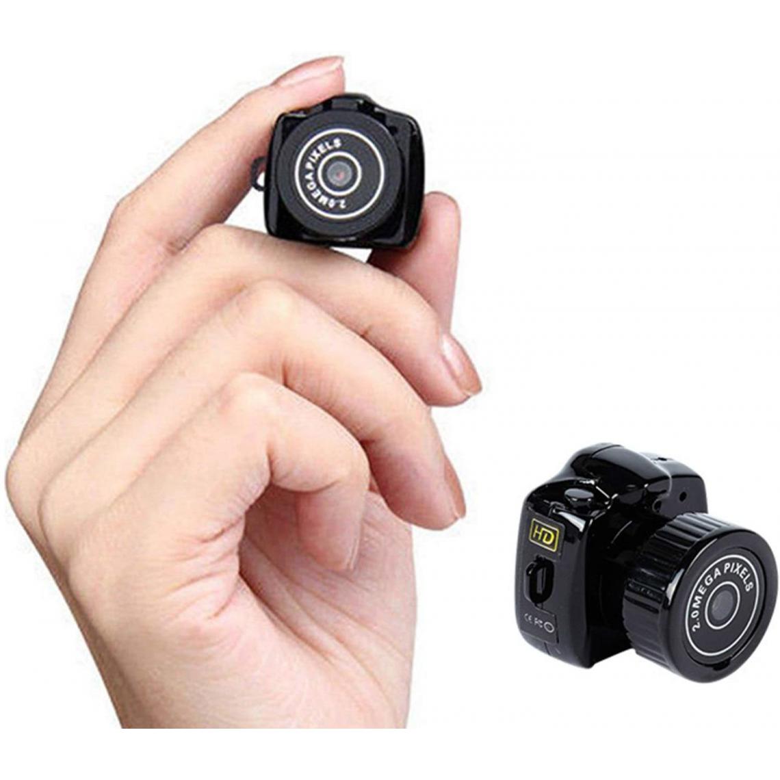 Chrono - Mini caméra espion cachée enregistreur vidéo numérique portable détection de mouvement de vision nocturneï¼Noir) - Autres accessoires smartphone