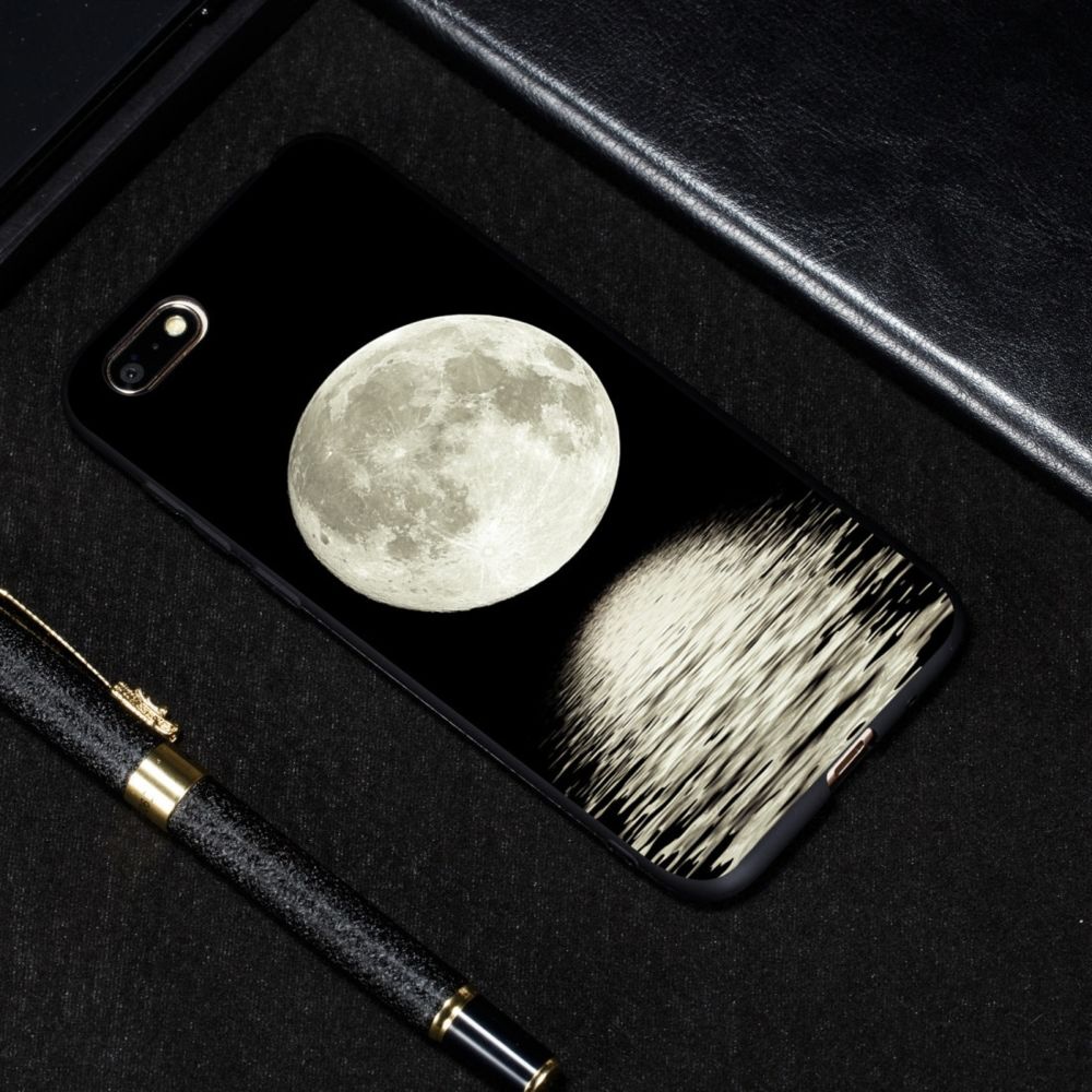 Wewoo - Coque TPU Souple Motif Peint Lune pour Huawei Y5 Prime 2018 - Coque, étui smartphone