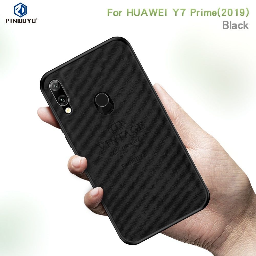 marque generique - Etui en PU Honorable Series hybride noir pour votre Huawei Y7 (2019)/Y7 Prime (2019) - Coque, étui smartphone