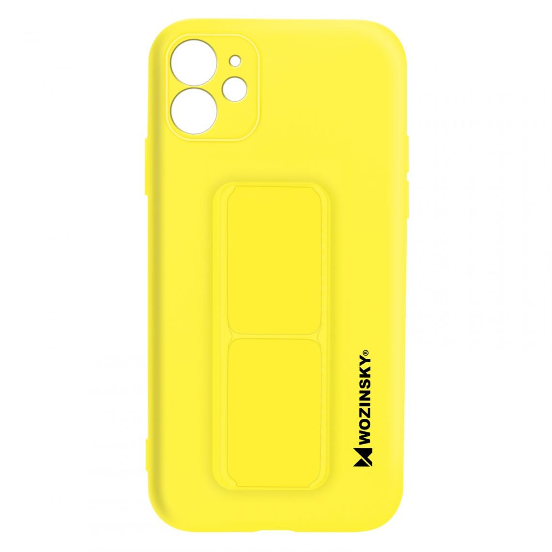 Wozinsky - Coque iPhone 12 Mini Support jaune - Coque, étui smartphone