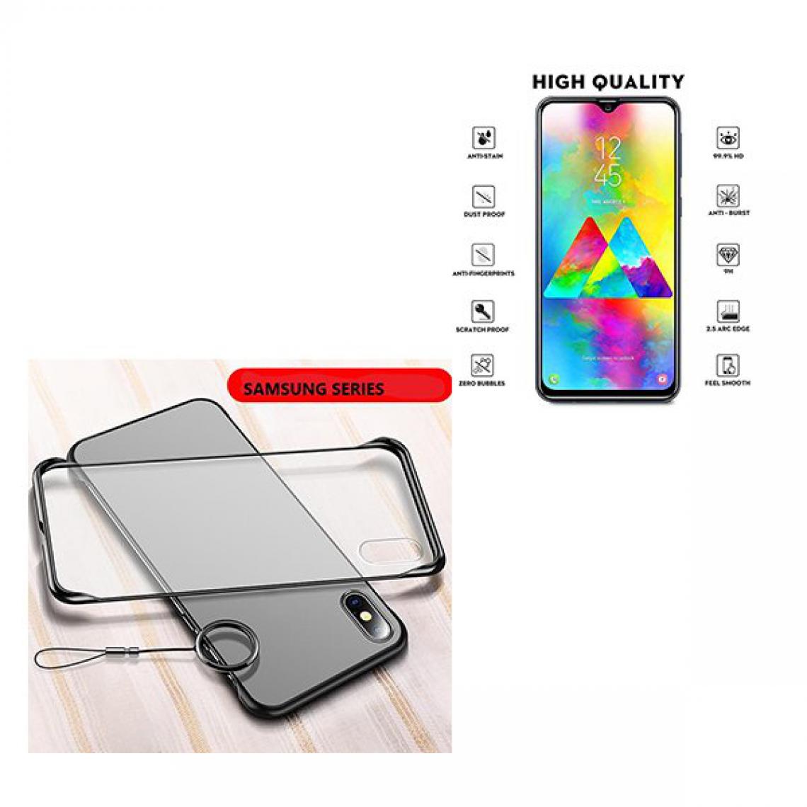 Phonecare - Kit de Verre Trempé 5D Full Cover + Coque Naked Bumper - Samsung A50s - Coque, étui smartphone