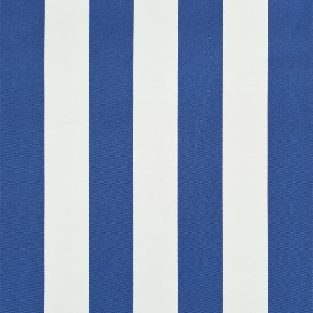 marque generique - Icaverne - Stores extérieurs ligne Auvent rétractable 150x150 cm Bleu et blanc - Store banne