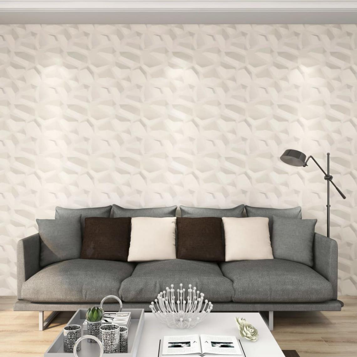 Icaverne - Distingué Matériaux de construction serie Tirana Panneaux muraux 3D 12 pcs 0,5x0,5 m 3 m² - Lambris