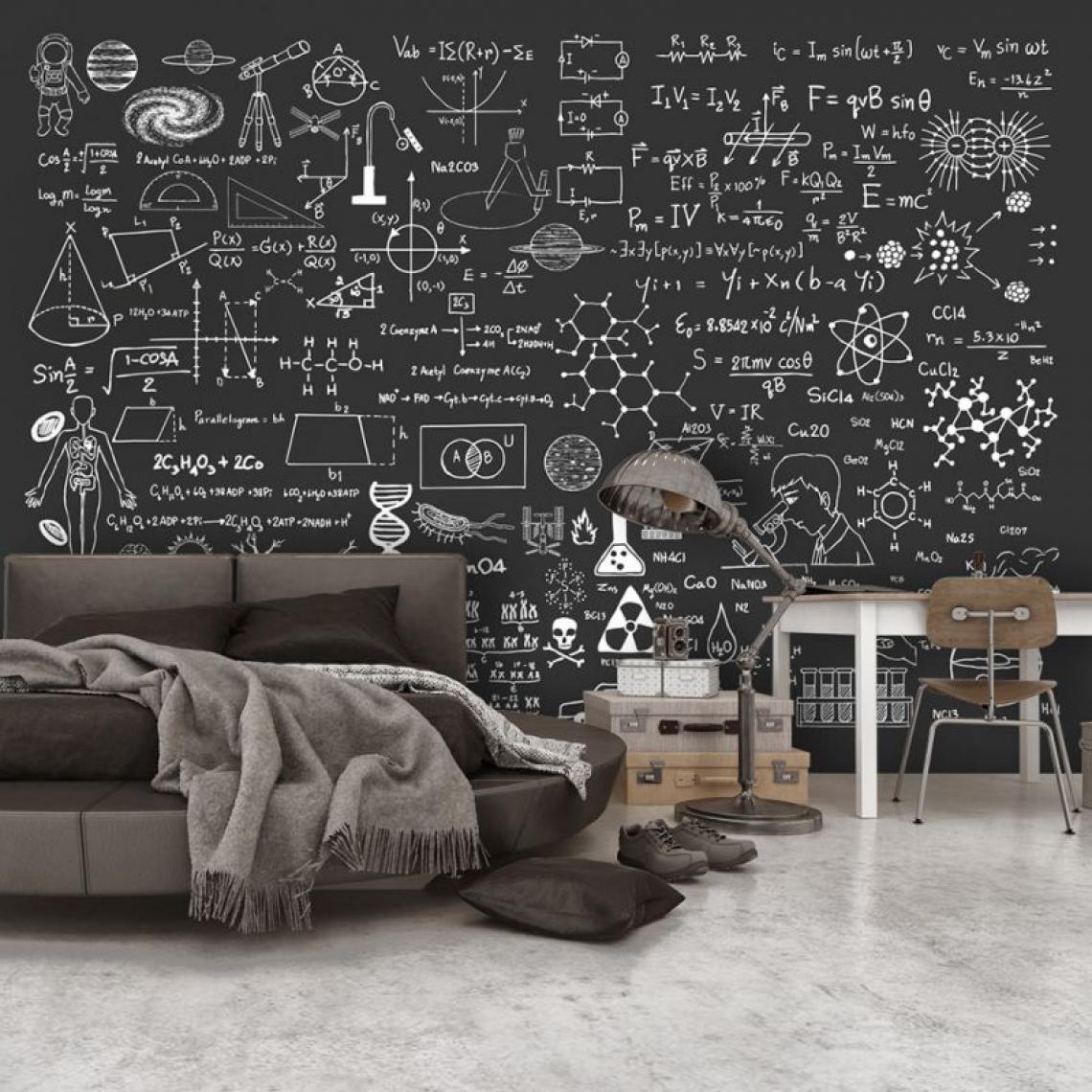Artgeist - Papier peint - Science on Chalkboard .Taille : 350x245 - Papier peint