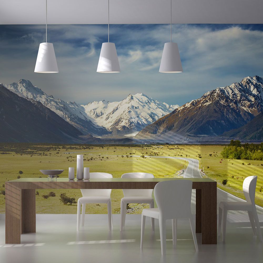 marque generique - 400x309 Papier peint Montagnes Paysages Magnifique Southern Alps, New Zealand - Papier peint