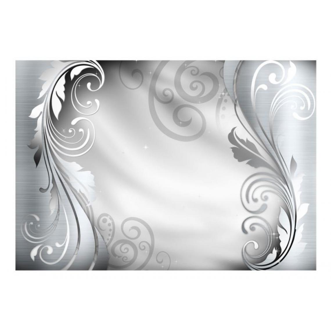Artgeist - Papier peint - Silver ornament .Taille : 350x245 - Papier peint