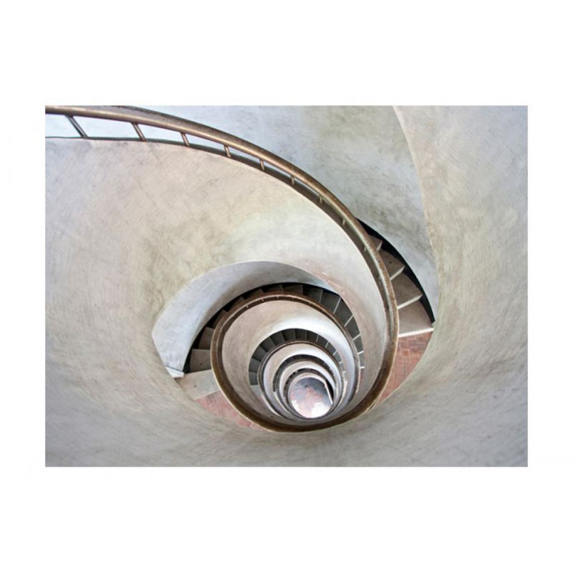 Artgeist - Papier peint - White spiral stairs .Taille : 300x231 - Papier peint