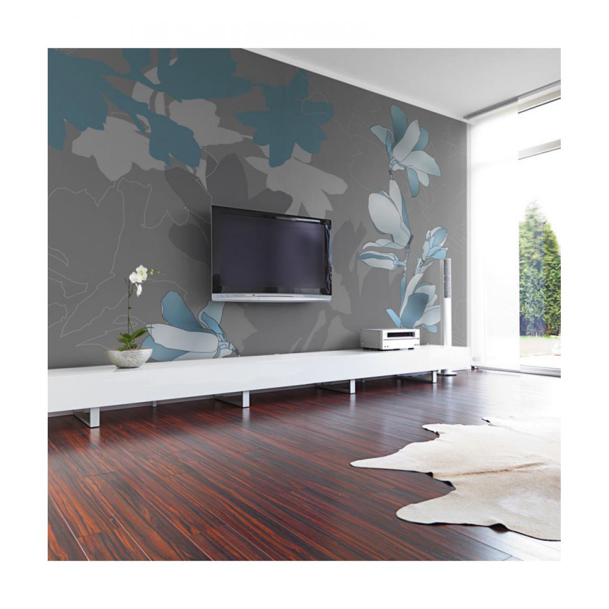 Artgeist - Papier peint - Magnolias bleus 200x154 - Papier peint