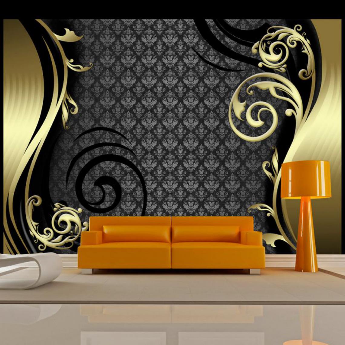 Artgeist - Papier peint - Golden curtain .Taille : 350x245 - Papier peint