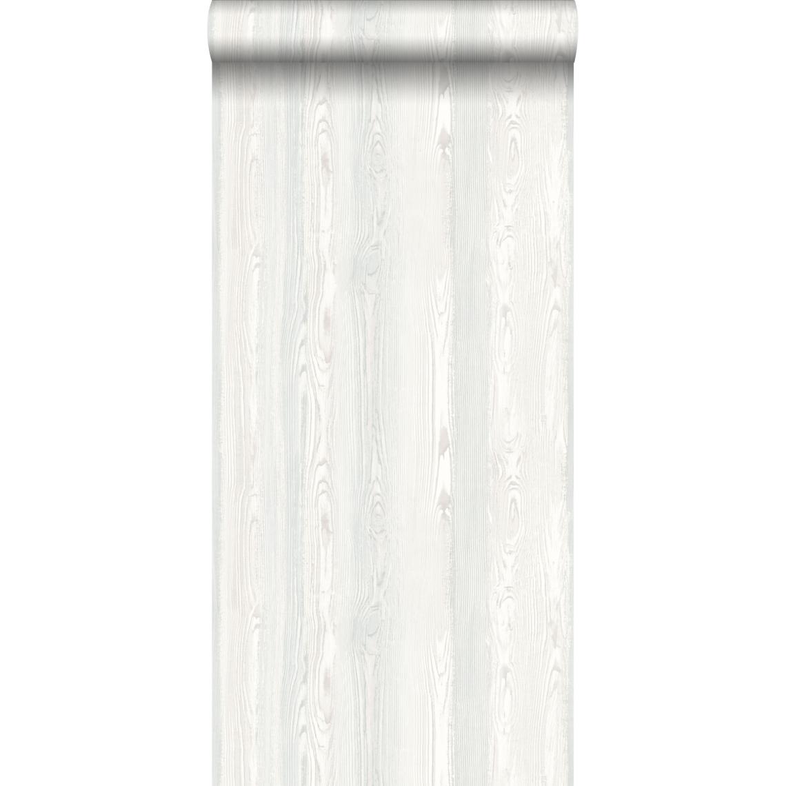 ESTAhome - ESTAhome papier peint imitation bois blanc - 148623 - 53 cm x 10,05 m - Papier peint