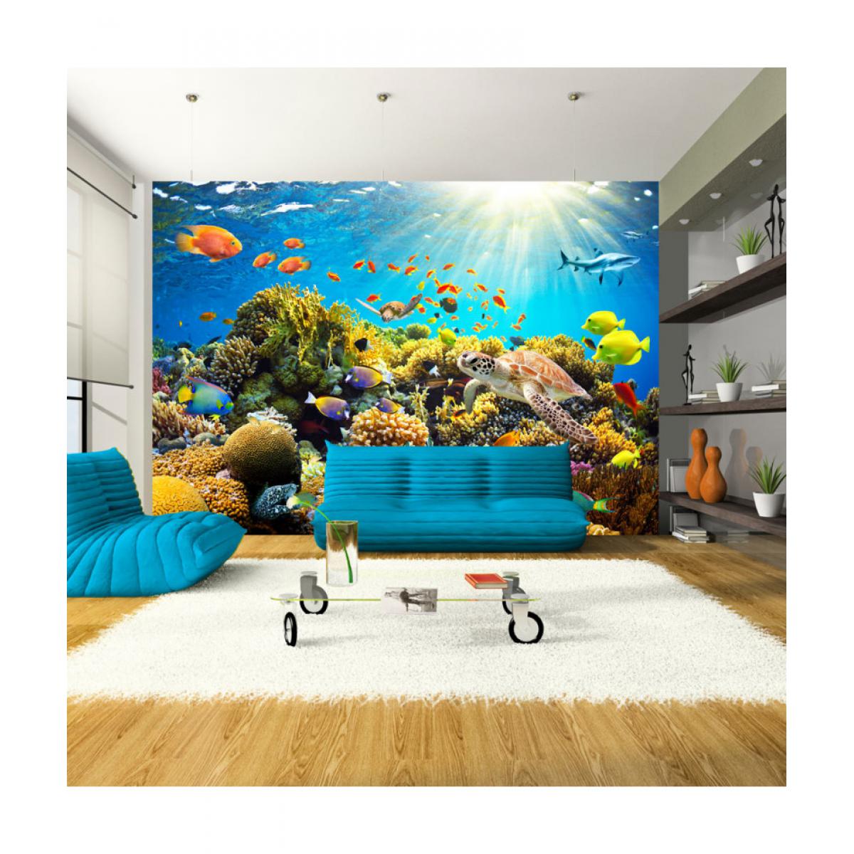 Artgeist - Papier peint - Underwater Land 200x140 - Papier peint