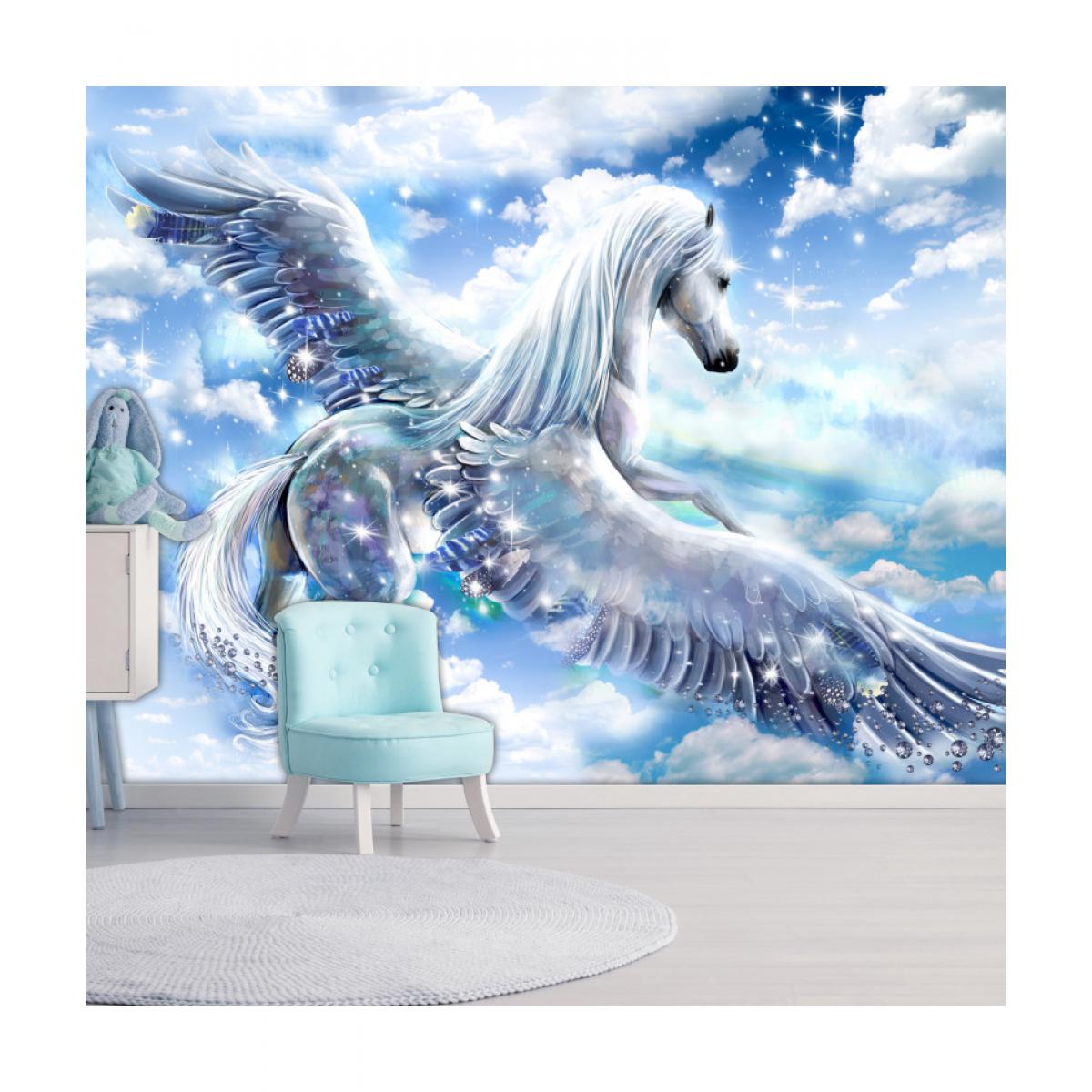 Artgeist - Papier peint - Pegasus (Blue) 250x175 - Papier peint
