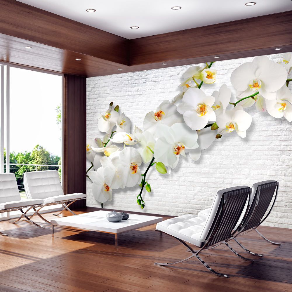 marque generique - 350x245 Papier peint Orchidées Fleurs Esthetique The Urban Orchid - Papier peint