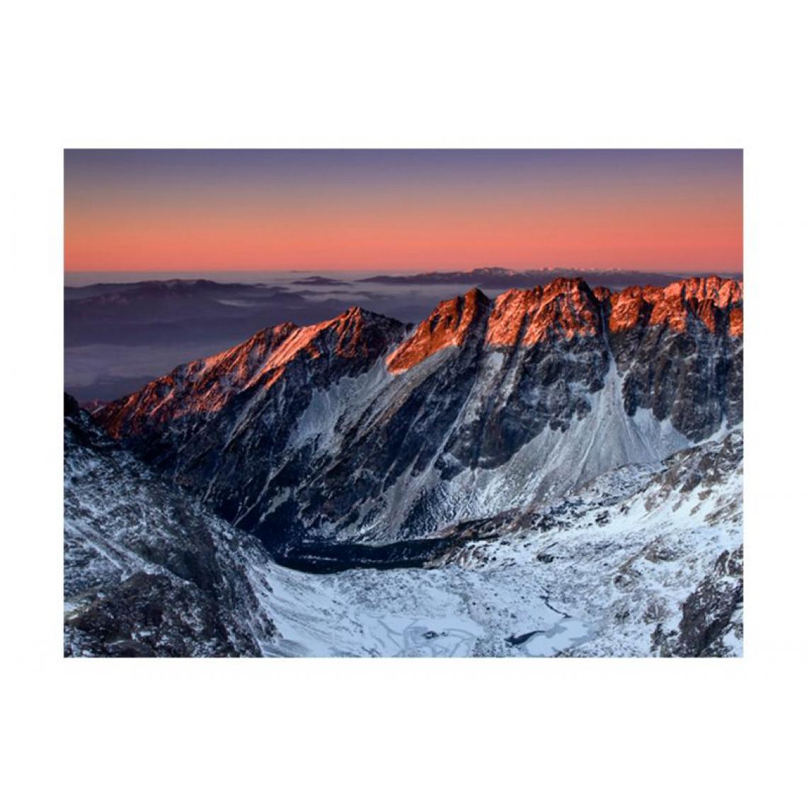 Artgeist - Papier peint - Beautiful sunrise in the Rocky Mountains .Taille : 400x309 - Papier peint