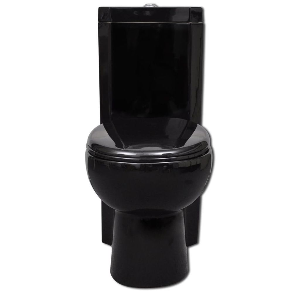 marque generique - Icaverne - Toilettes edition WC Cuvette céramique Noir - WC