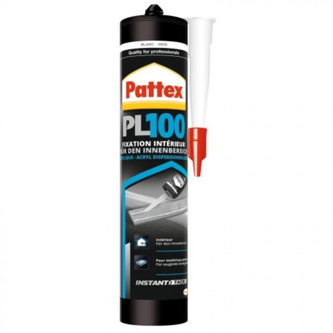 Pattex - Colle Pattex PL100, 380 - Mastic, silicone, joint