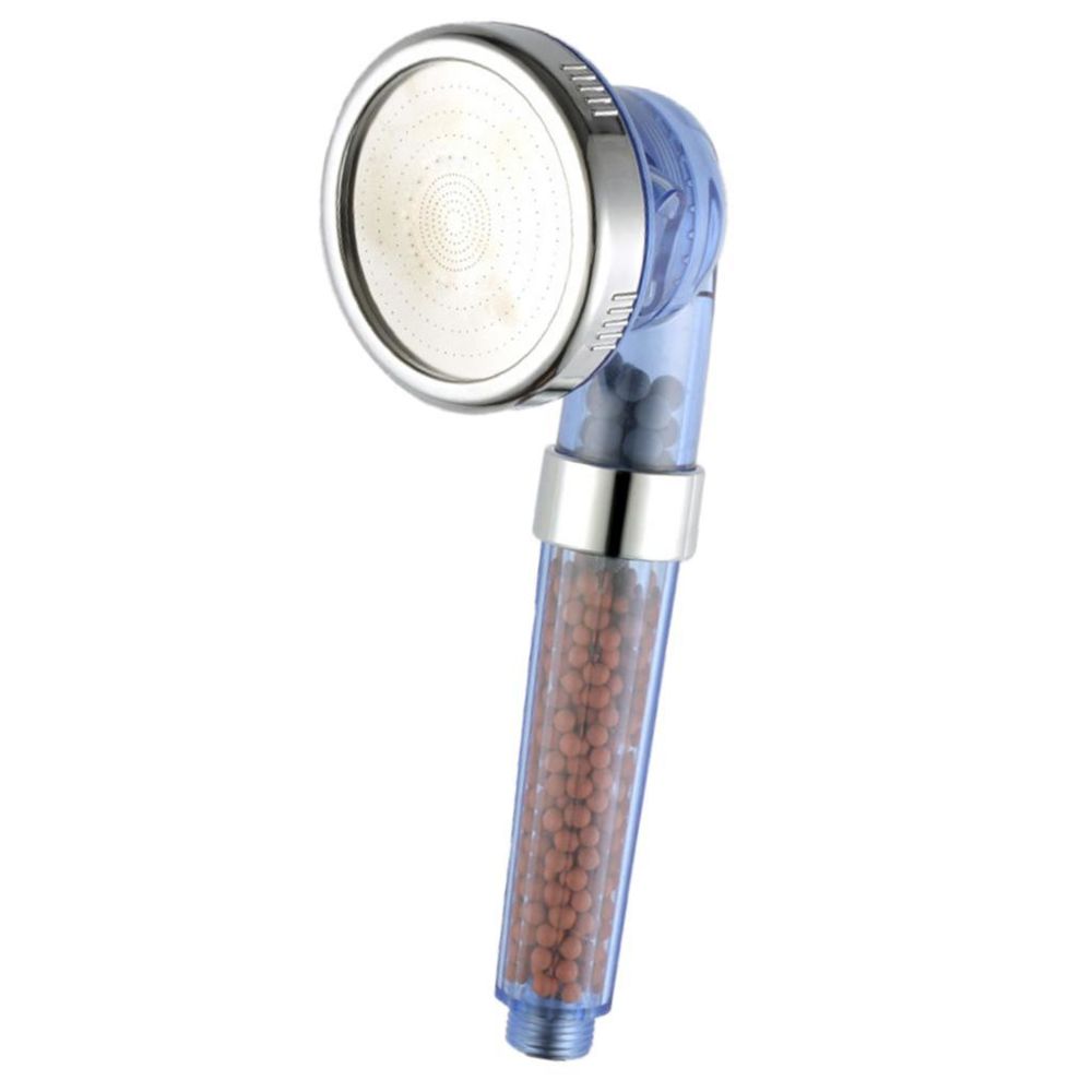 marque generique - Spa Anion Water Shower Head Purifier Water Filtres Cleaner Blue 3 Mode - Robinet de baignoire