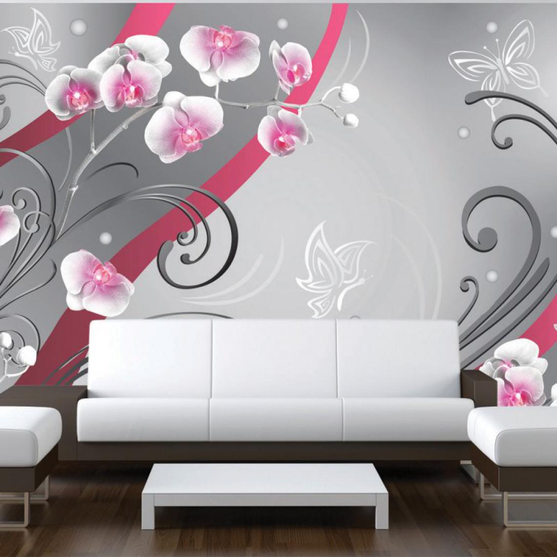 Artgeist - Papier peint - Pink orchids - variation .Taille : 400x280 - Papier peint