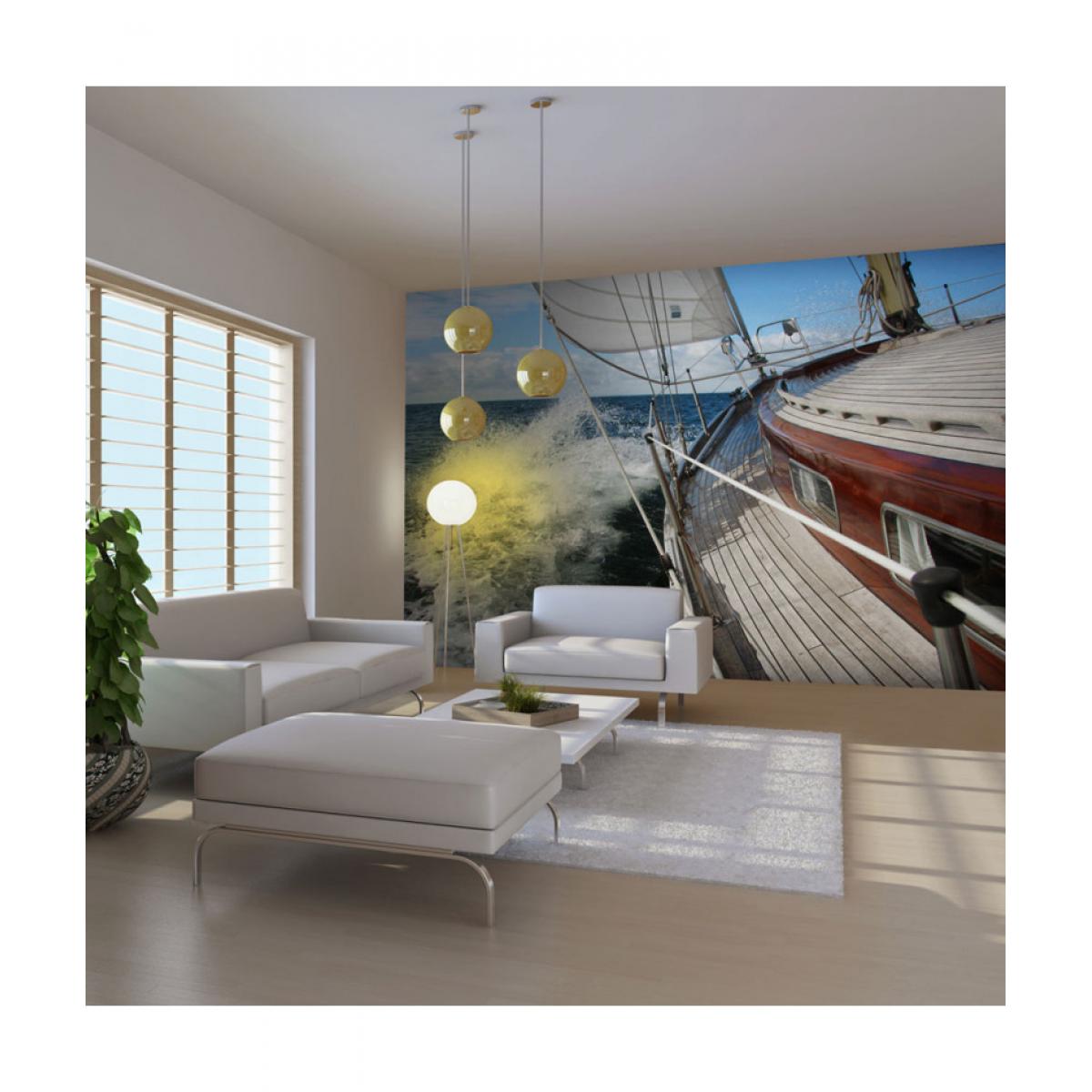 Artgeist - Papier peint - Croisière en bateau dans la mer - Ahoj! 250x193 - Papier peint