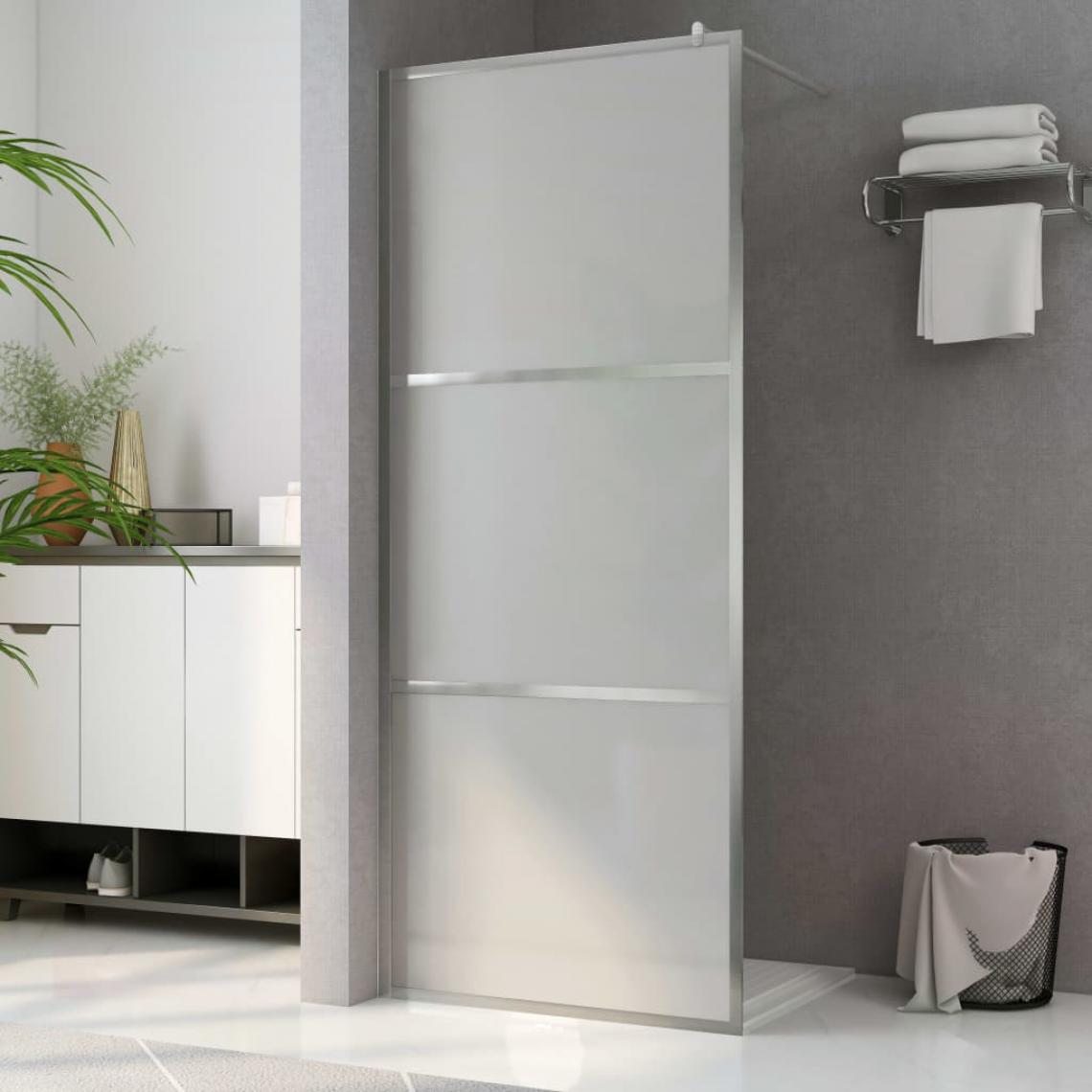 Icaverne - Moderne Pièces de douches gamme Dacca Paroi de douche à l'italienne à verre ESG dépoli 90x195 cm - Cabine de douche