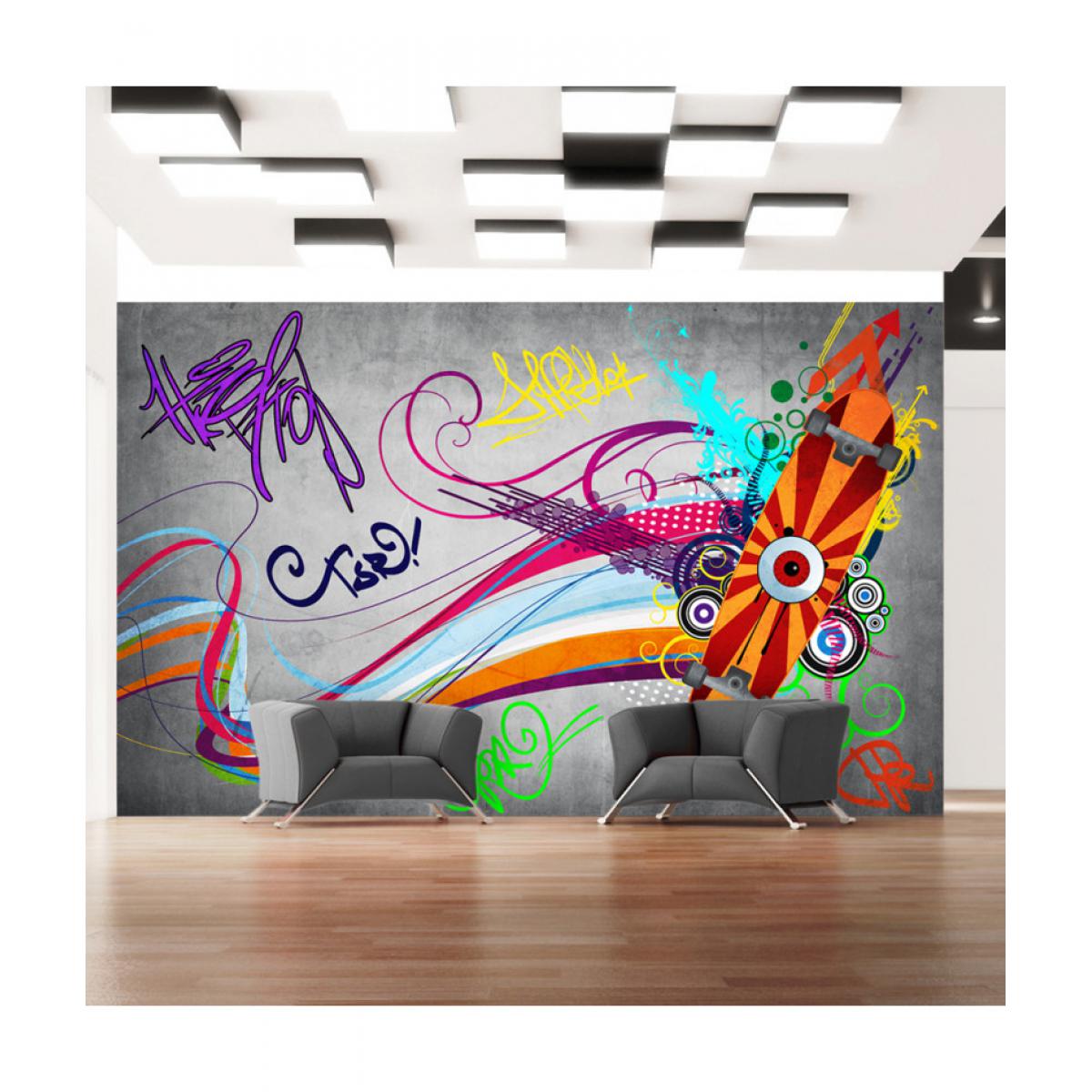 Artgeist - Papier peint - Skateboard 200x140 - Papier peint