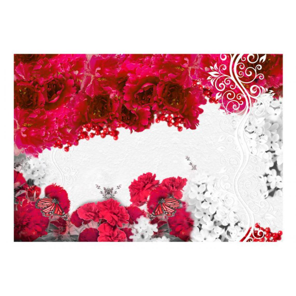 Artgeist - Papier peint - Colors of spring: red .Taille : 150x105 - Papier peint
