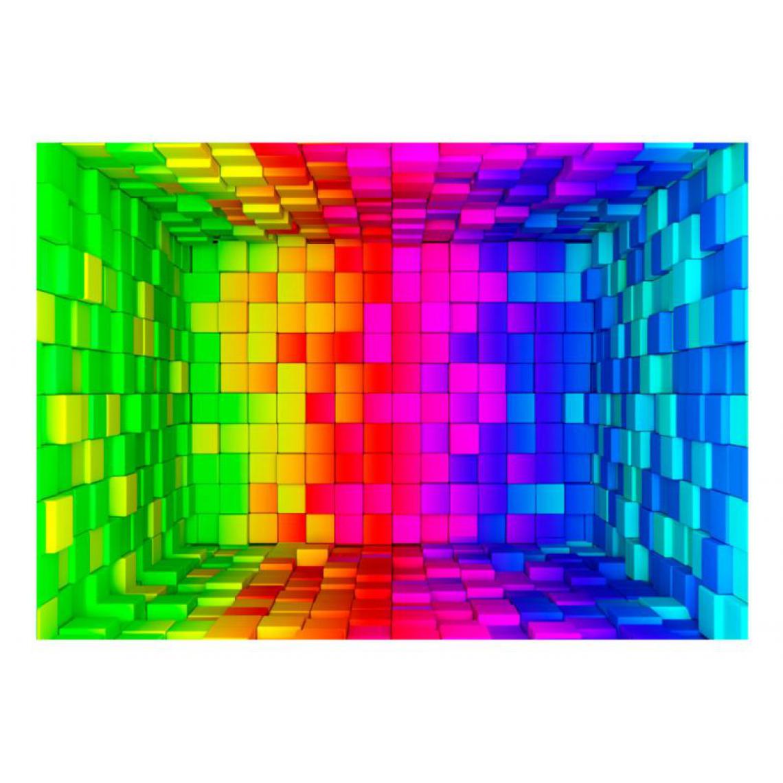 Artgeist - Papier peint - Rainbow Cube .Taille : 400x280 - Papier peint