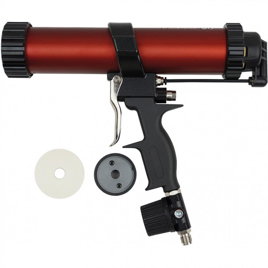 marque generique - Pistolet cartouche pneumatique KB400 pour 310ml - 400ml - Mastic, silicone, joint