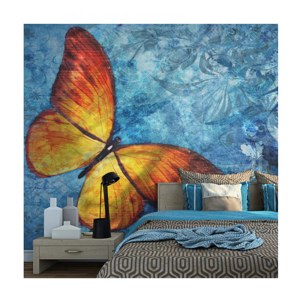 Artgeist - Papier peint - Fiery butterfly 350x270 - Papier peint