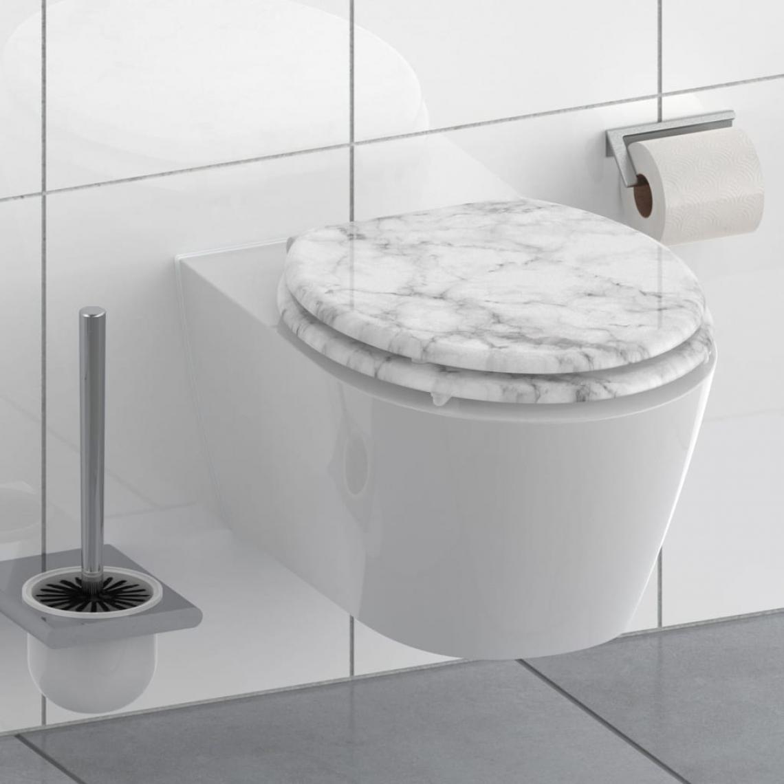 Schutte - SCHÜTTE Siège de toilette avec fermeture en douceur MARMOR STONE - Abattant WC