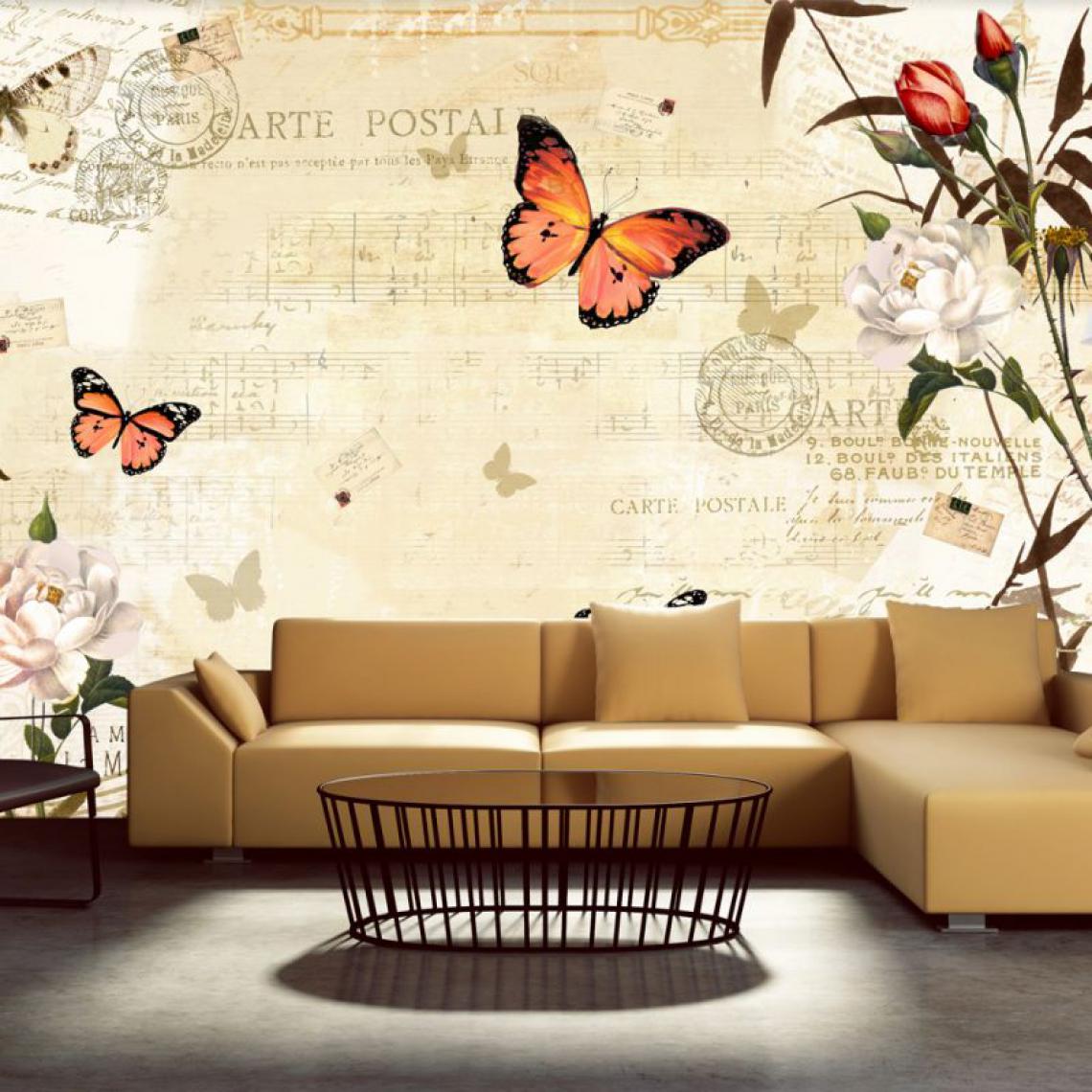 Artgeist - Papier peint - Melodies of butterflies .Taille : 300x210 - Papier peint