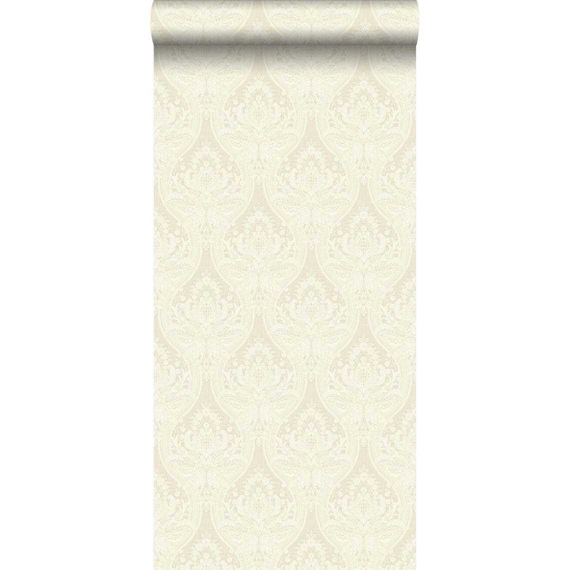 ESTAhome - ESTAhome papier peint baroque beige - 127605 - 53 cm x 10,05 m - Papier peint