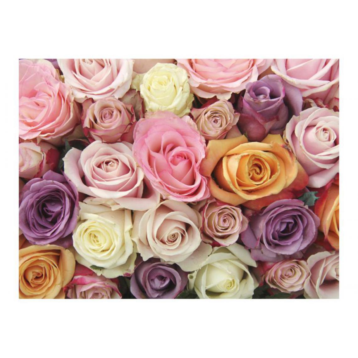 Artgeist - Papier peint - Pastel roses .Taille : 300x231 - Papier peint