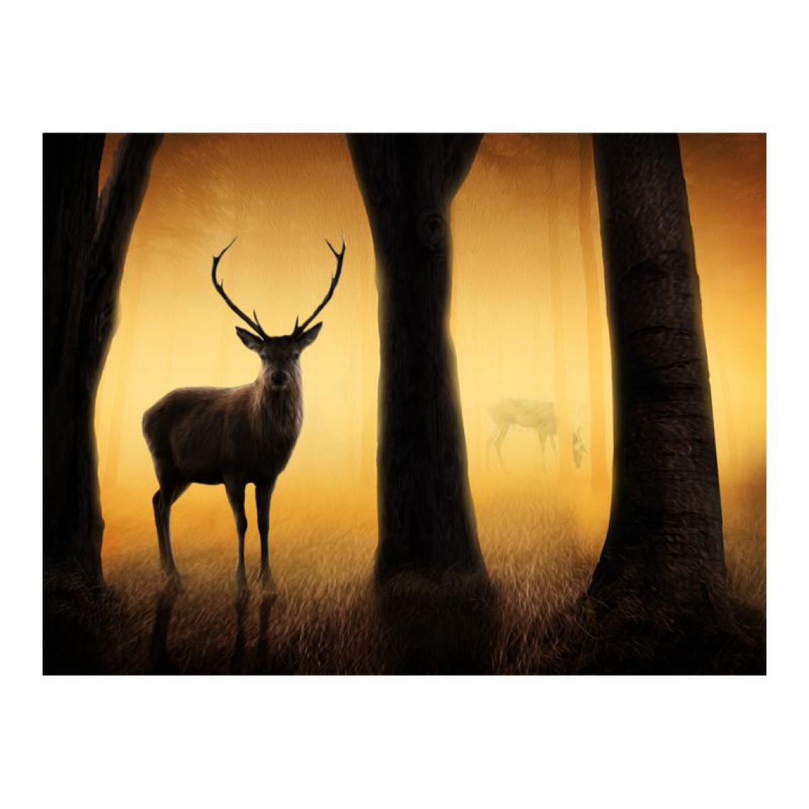 Artgeist - Papier peint - Deer in his natural habitat .Taille : 300x231 - Papier peint