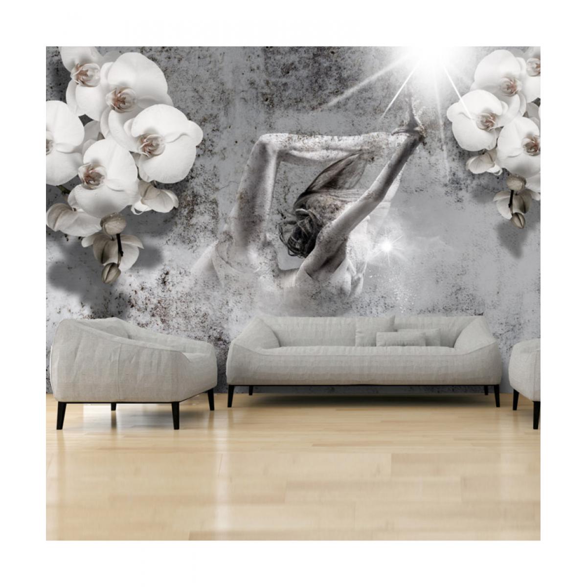 Artgeist - Papier peint - Arrangement with orchid 100x70 - Papier peint