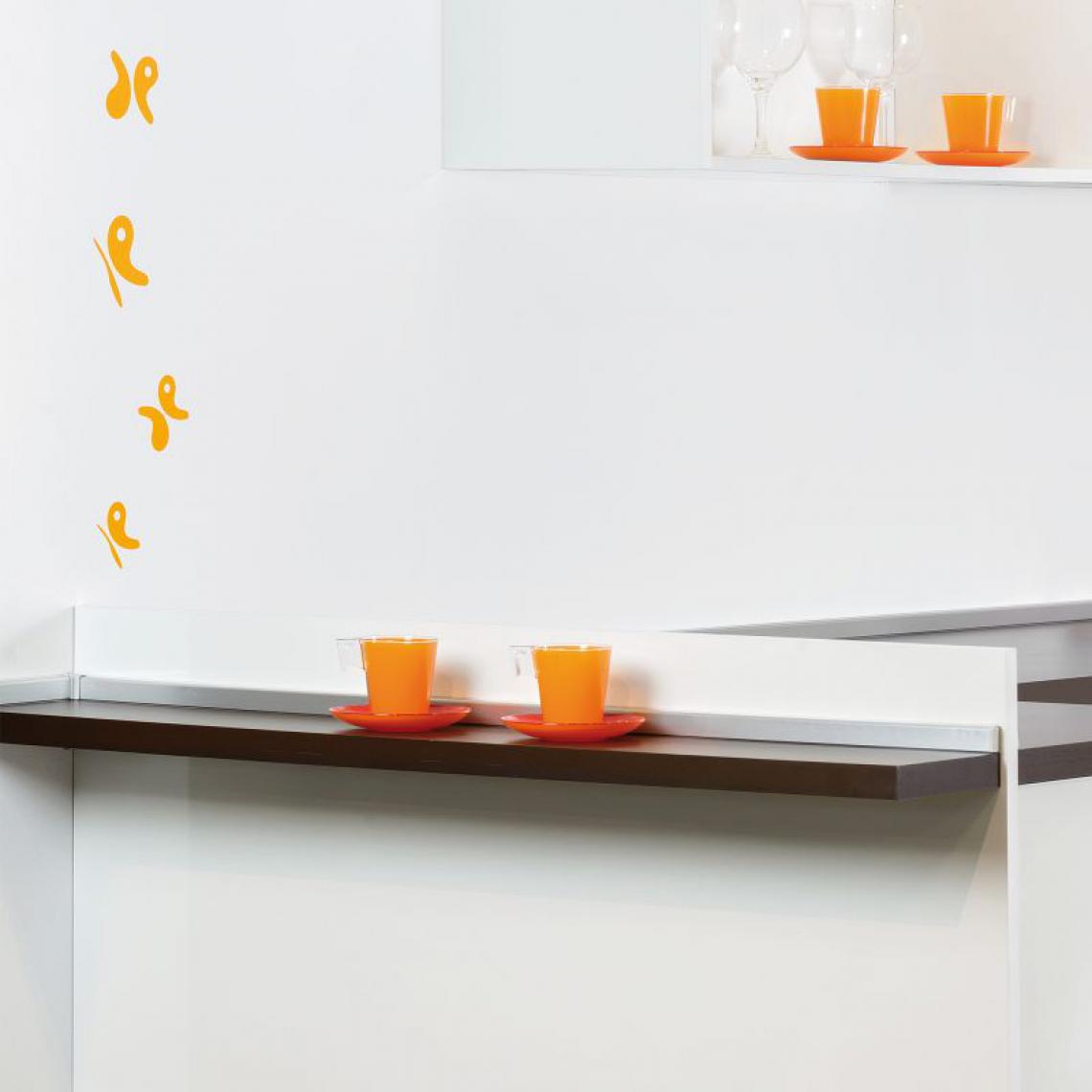 Inconnu - (1 Kit) Profil d'étachéité de cuisine rectangulaire, avec accessoires d'installation, 4,7 m, plastique, anodisé satiné. - Plinthe carrelage