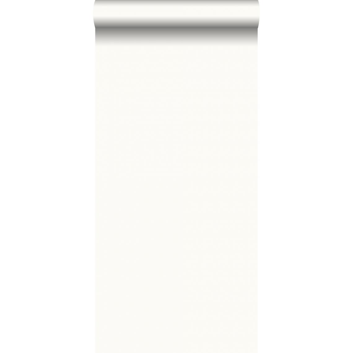 ESTAhome - ESTAhome papier peint uni blanc - 137020 - 53 cm x 10,05 m - Papier peint