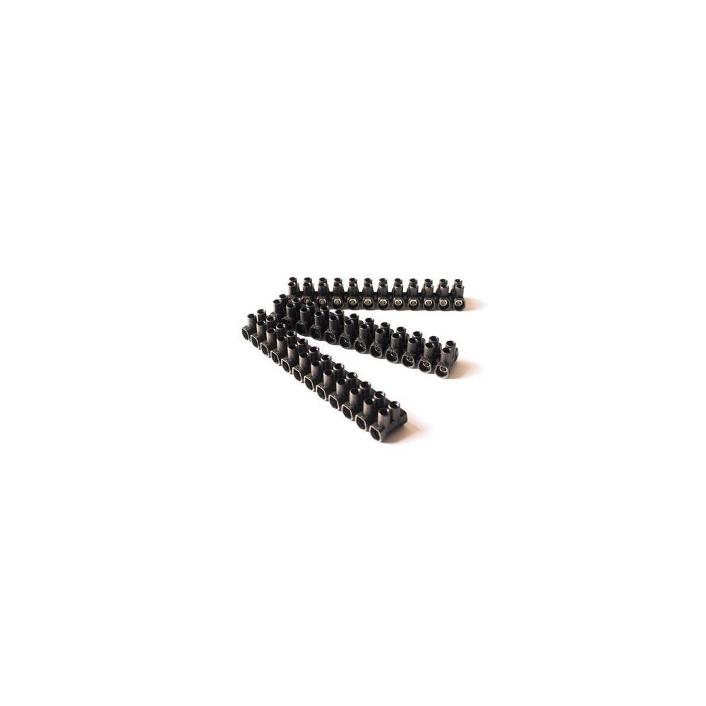 Bizline - Dominos 16 mm² noir (12 plots) - Accessoires de câblage