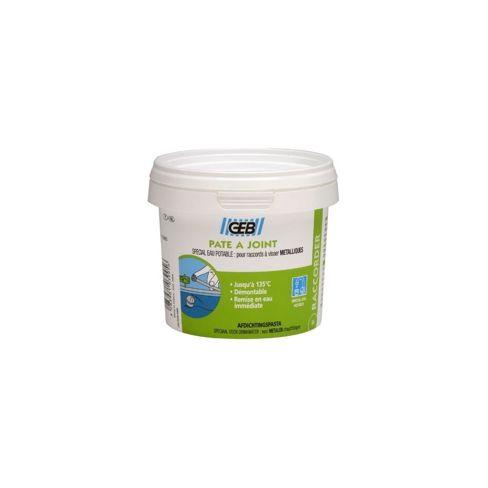 Geb - Etanchéite eau potable raccord métal vg pot 500 g - Mastic, silicone, joint