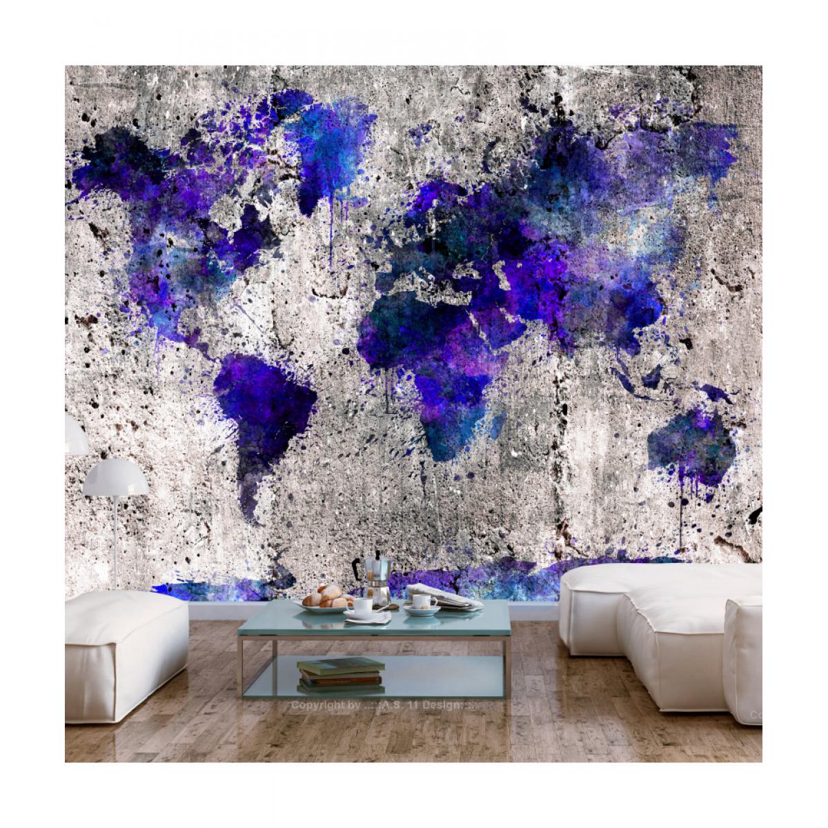 Artgeist - Papier peint - World Map: Ink Blots 200x140 - Papier peint