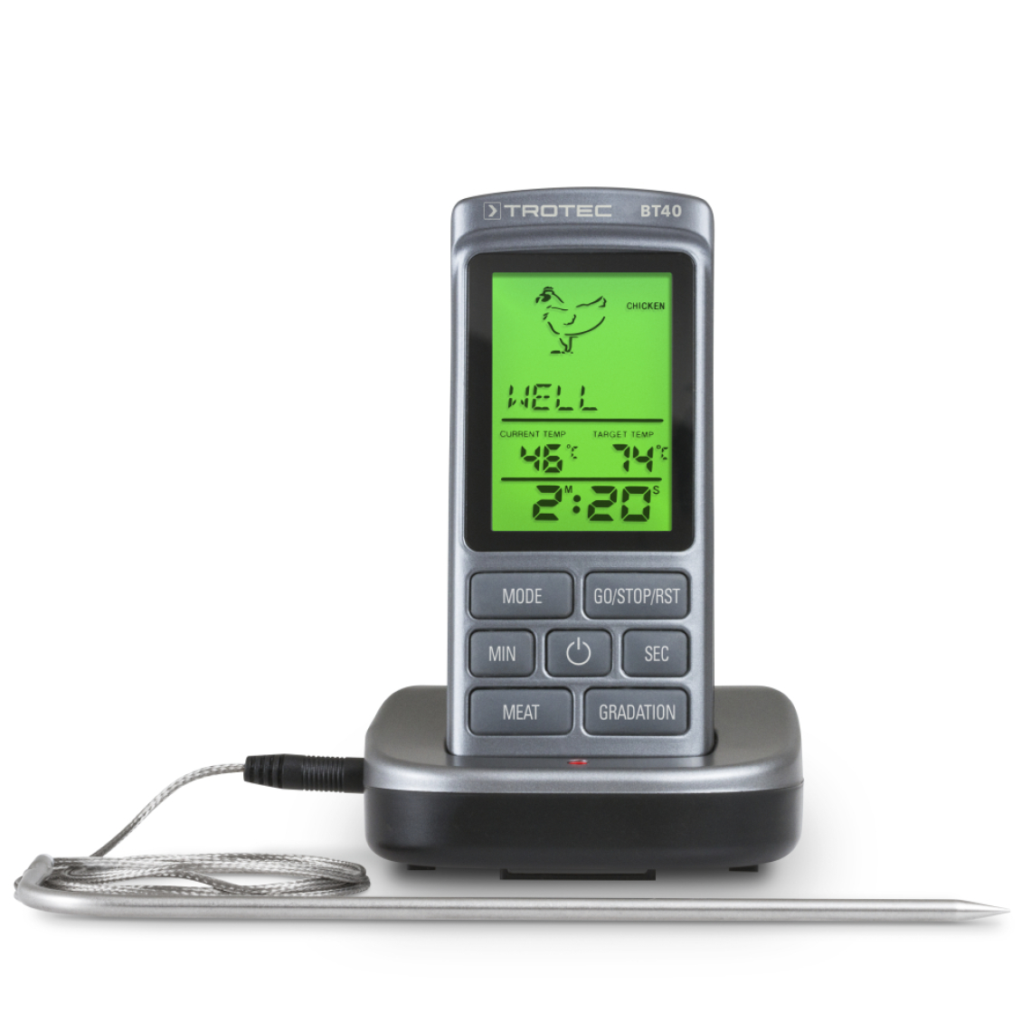 Trotec - TROTEC Thermomètre sonde numérique à viande BT40 - Appareils de mesure