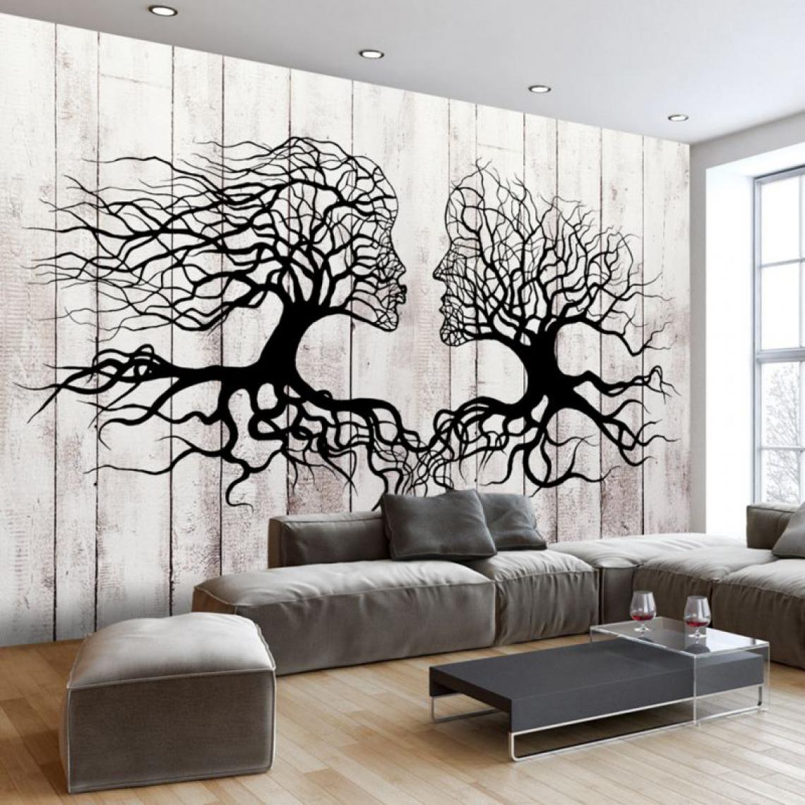 Artgeist - Papier peint - A Kiss of a Trees .Taille : 200x140 - Papier peint