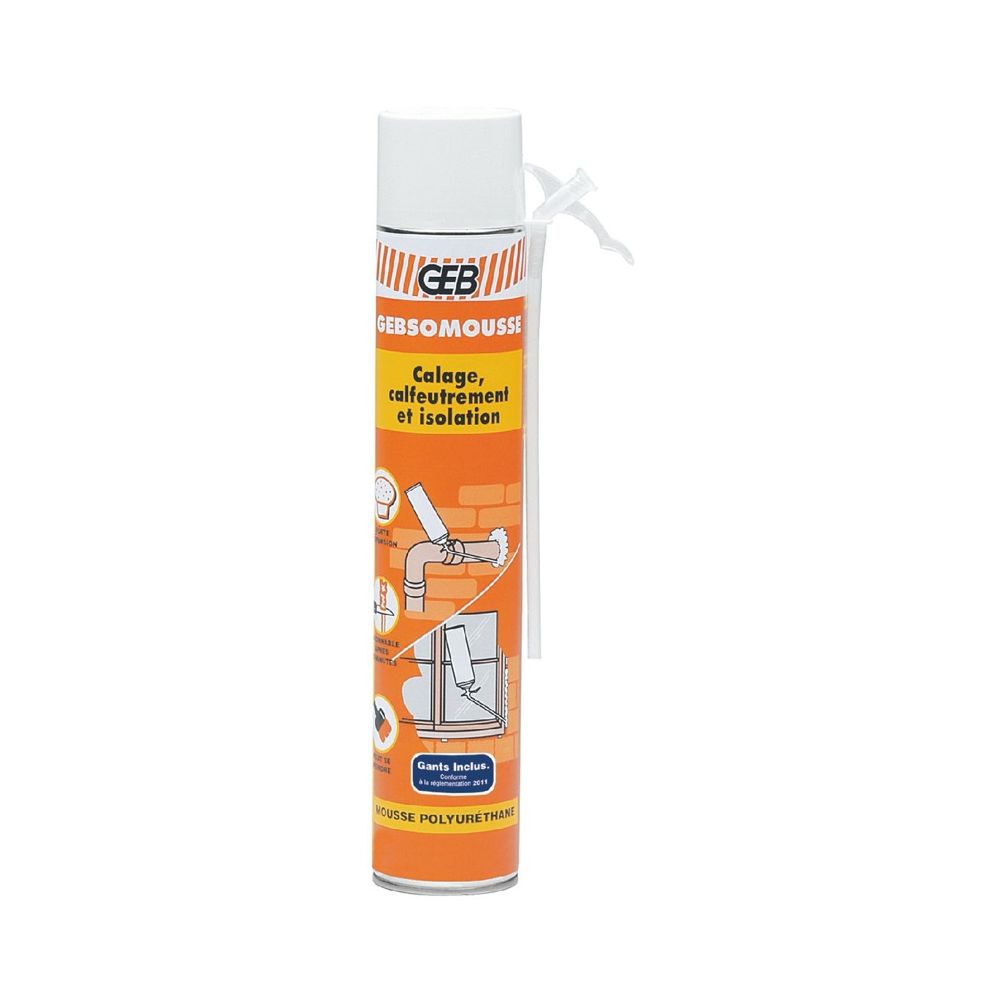 Quelyd - QUELYD - Gebsomousse d'isolation 750 ml - Mastic, silicone, joint